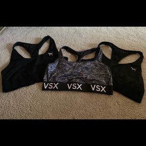 Two Pink Victoria Secret sports bras